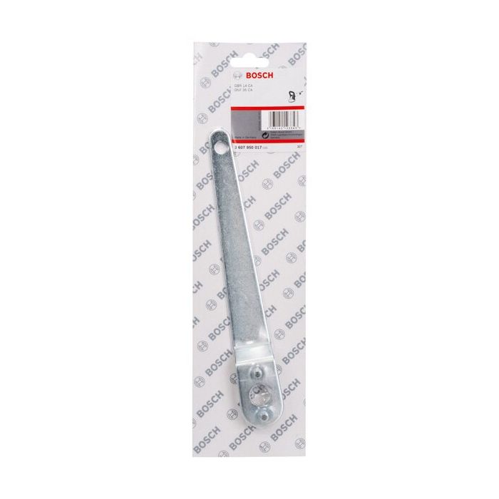 Foto von Bosch Zweilochschlüssel gekröpft, passend zu GBR 14 C GNF 35 CA Foto von Bosch Zweilochschlüssel gekröpft, passend zu GBR 14 C GNF 35 CA
