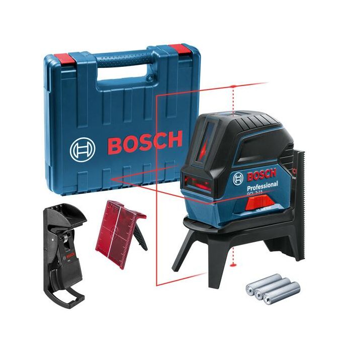 Foto von Bosch Kombilaser GCL 2-15, mit Handwerkerkoffer Foto von Bosch Kombilaser GCL 2-15, mit Handwerkerkoffer