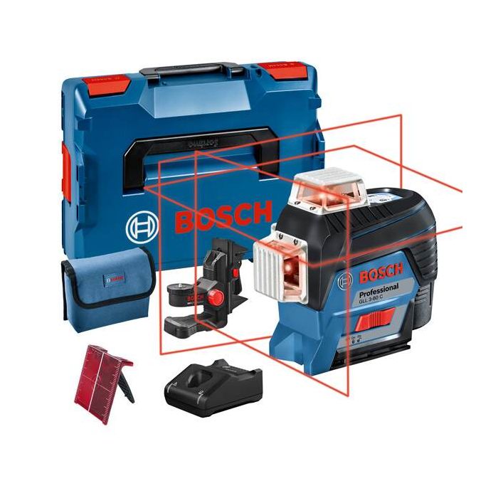 Bild von Bosch Linienlaser GLL 3-80 C, 1 x Akku GBA 12V 2.0Ah Bild von Bosch Linienlaser GLL 3-80 C, 1 x Akku GBA 12V 2.0Ah