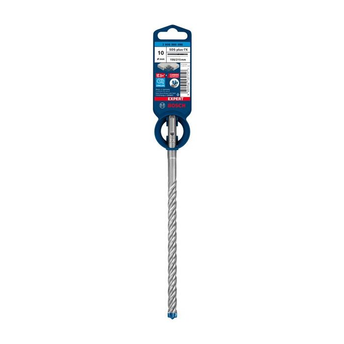 Foto von Bosch EXPERT SDS plus-7X Hammerbohrer, 10x150x215 mm Foto von Bosch EXPERT SDS plus-7X Hammerbohrer, 10x150x215 mm
