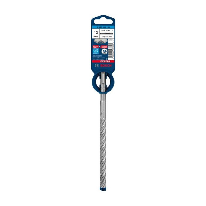 Bild von Bosch EXPERT SDS plus-7X Hammerbohrer, 12x150x215 mm Bild von Bosch EXPERT SDS plus-7X Hammerbohrer, 12x150x215 mm