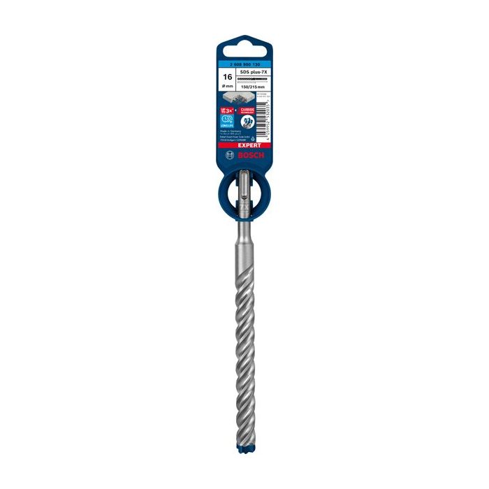 Foto von Bosch EXPERT SDS plus-7X Hammerbohrer, 16x150x215 mm Foto von Bosch EXPERT SDS plus-7X Hammerbohrer, 16x150x215 mm