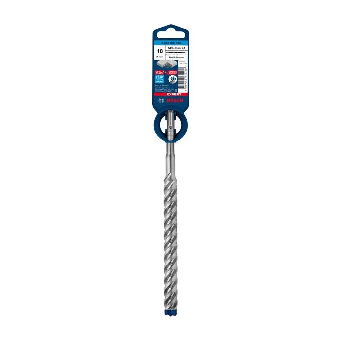 Bild von Bosch EXPERT SDS plus-7X Hammerbohrer, 18x200x265 mm Bild von Bosch EXPERT SDS plus-7X Hammerbohrer, 18x200x265 mm