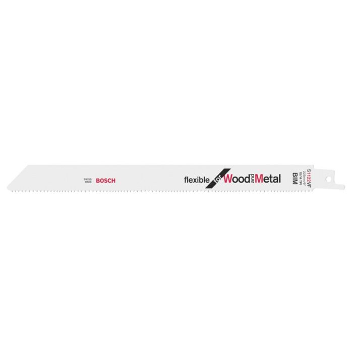 Bild von Bosch Säbelsägeblatt S 1122 VF, Flexible for Wood and Metal, 5er-Pack Bild von Bosch Säbelsägeblatt S 1122 VF, Flexible for Wood and Metal, 5er-Pack