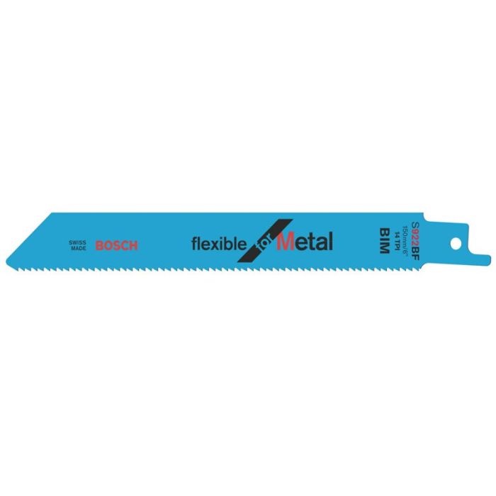 Bild von Bosch Säbelsägeblatt S 922 BF, Flexible for Metal, 5er-Pack Bild von Bosch Säbelsägeblatt S 922 BF, Flexible for Metal, 5er-Pack