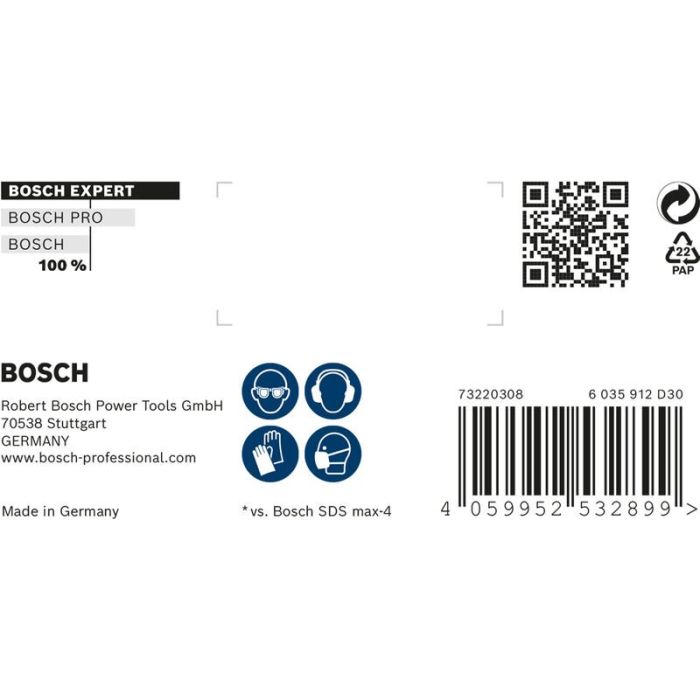 Foto von Bosch EXPERT SDS max-8X Hammerbohrer, 16x400x540 mm Foto von Bosch EXPERT SDS max-8X Hammerbohrer, 16x400x540 mm