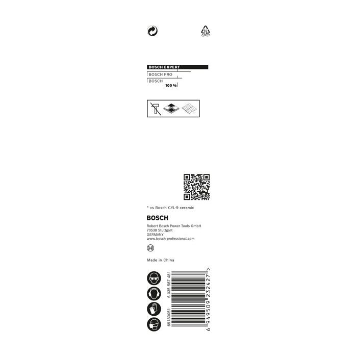 Foto von Bosch EXPERT HEX-9 Hard Ceramic Bohrer, 6x90 mm Foto von Bosch EXPERT HEX-9 Hard Ceramic Bohrer, 6x90 mm