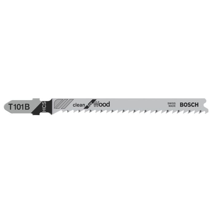 Bild von Bosch Stichsägeblatt T 101 B Clean for Wood, 5er-Pack Bild von Bosch Stichsägeblatt T 101 B Clean for Wood, 5er-Pack