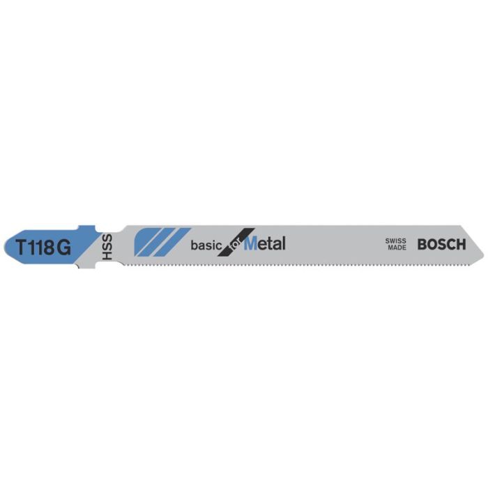 Bild von Bosch Stichsägeblatt T 118 G Basic for Metal, 5er-Pack Bild von Bosch Stichsägeblatt T 118 G Basic for Metal, 5er-Pack