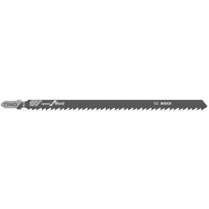 Bild von Bosch Stichsägeblatt T 744 D Speed for Wood, 3er-Pack Bild von Bosch Stichsägeblatt T 744 D Speed for Wood, 3er-Pack