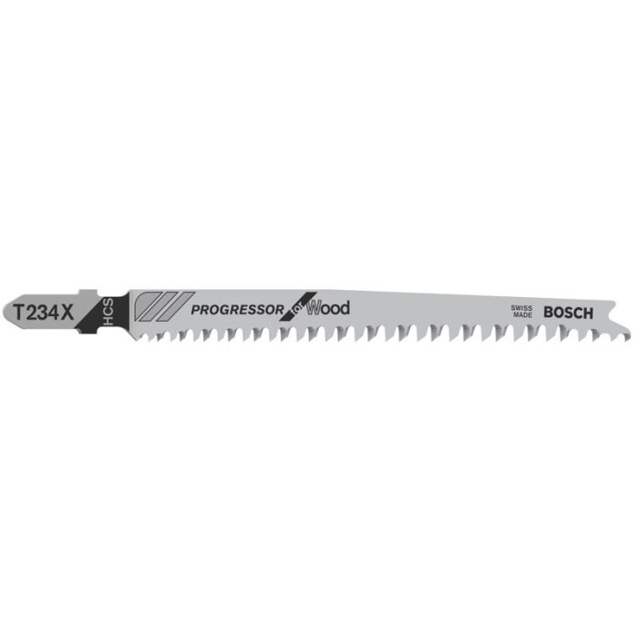 Foto von Bosch Stichsägeblatt T 234 X Progressor for Wood, 5er-Pack Foto von Bosch Stichsägeblatt T 234 X Progressor for Wood, 5er-Pack