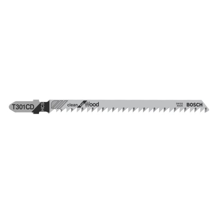 Foto von Bosch Stichsägeblatt T 301 CD Clean for Wood, 5er-Pack Foto von Bosch Stichsägeblatt T 301 CD Clean for Wood, 5er-Pack