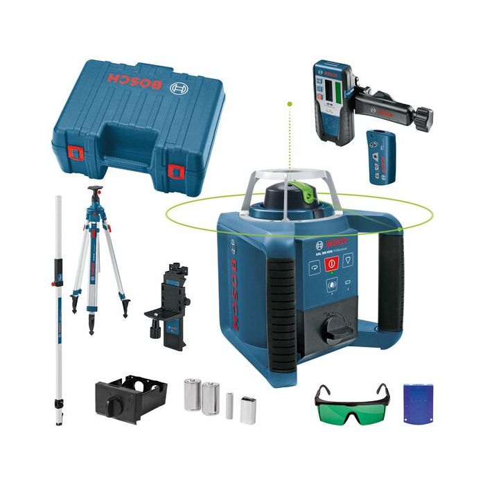 Bild von Bosch Rotationslaser GRL 300 HVG mit Baustativ BT 300 HD u. Messstab GR 240 Bild von Bosch Rotationslaser GRL 300 HVG mit Baustativ BT 300 HD u. Messstab GR 240