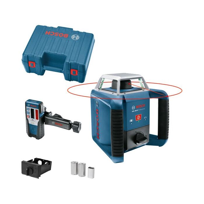 Bild von Bosch Rotationslaser GRL 400 H im Handwerkerkoffer Bild von Bosch Rotationslaser GRL 400 H im Handwerkerkoffer