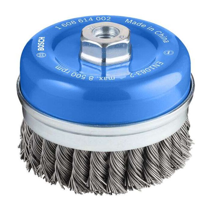 Foto von Bosch PRO Metal heavy Topfbürste, 100 x 0,8 mm, Gewinde Foto von Bosch PRO Metal heavy Topfbürste, 100 x 0,8 mm, Gewinde