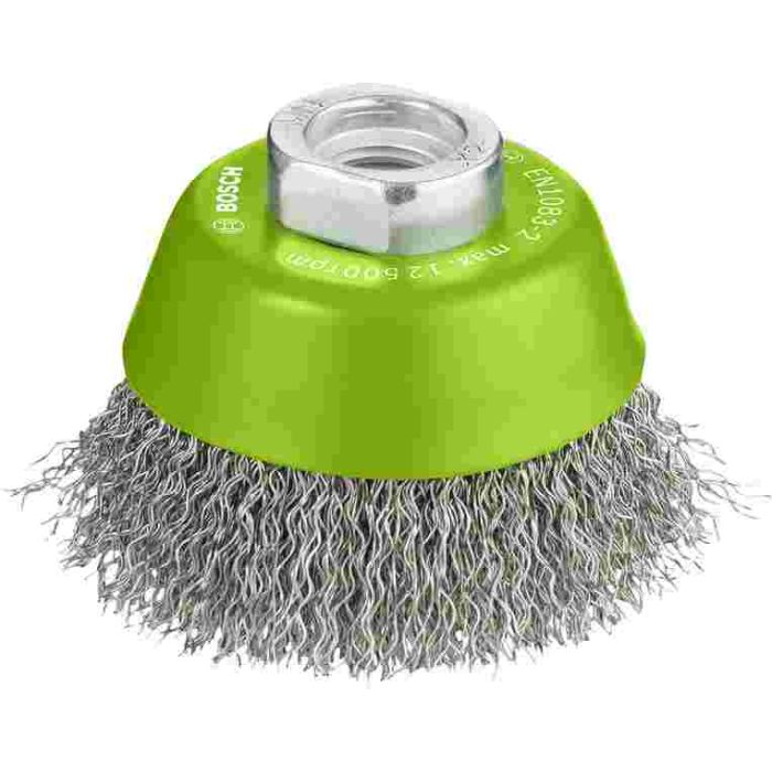 Bild von Bosch PRO Stainless Steel clean Topfbürste, 65 x 0,3 mm, Gewinde Bild von Bosch PRO Stainless Steel clean Topfbürste, 65 x 0,3 mm, Gewinde