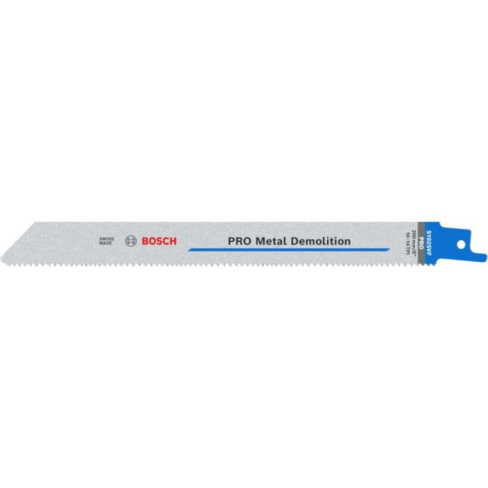 Bild von Bosch PRO Metal Demolition S1025VF Säbelsägeblatt, 1,25 x 19 x 200 mm, 5-tlg. Bild von Bosch PRO Metal Demolition S1025VF Säbelsägeblatt, 1,25 x 19 x 200 mm, 5-tlg.