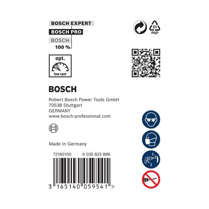 Bild von Bosch PRO Wood HSS Installationsbohrer, 20 x 100 x 600 mm Bild von Bosch PRO Wood HSS Installationsbohrer, 20 x 100 x 600 mm