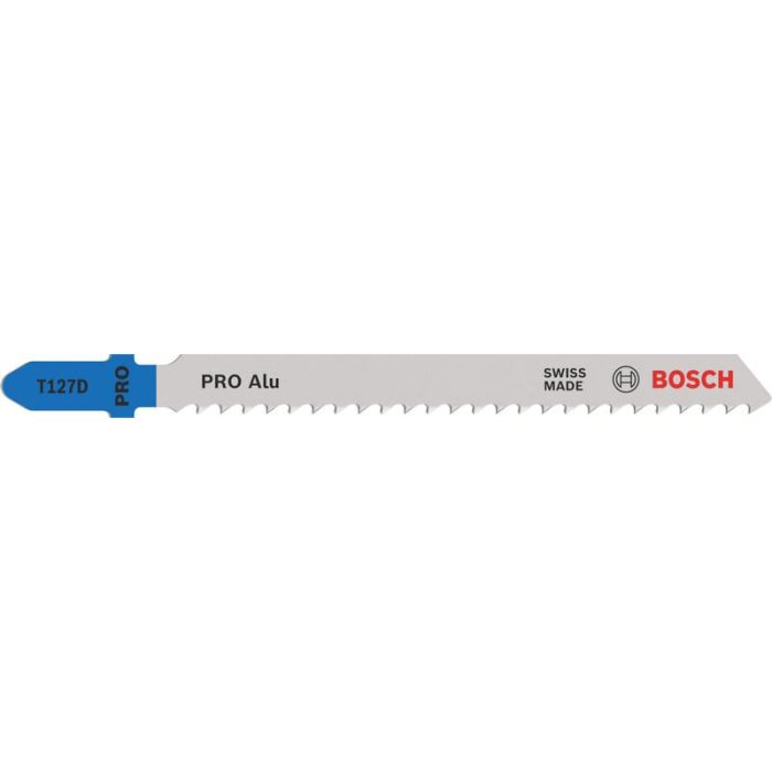 Foto von Bosch PRO Alu T127D Stichsägeblatt, 100 mm, 5-tlg. Foto von Bosch PRO Alu T127D Stichsägeblatt, 100 mm, 5-tlg.