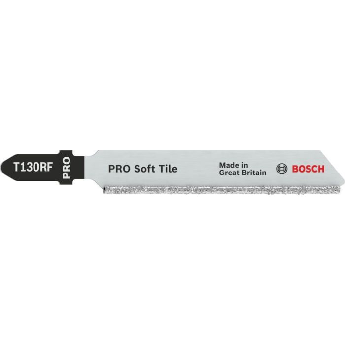 Foto von Bosch PRO Soft Tile T130RF Stichsägeblatt, 83 mm, 3-tlg. Foto von Bosch PRO Soft Tile T130RF Stichsägeblatt, 83 mm, 3-tlg.