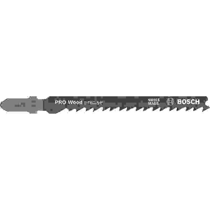 Foto von Bosch PRO Wood precise T144DP Stichsägeblatt, 100 mm, 5-tlg. Foto von Bosch PRO Wood precise T144DP Stichsägeblatt, 100 mm, 5-tlg.