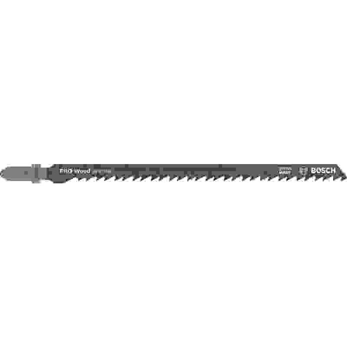 Foto von Bosch PRO Wood precise T344DP Stichsägeblatt, 152 mm, 5-tlg. Foto von Bosch PRO Wood precise T344DP Stichsägeblatt, 152 mm, 5-tlg.
