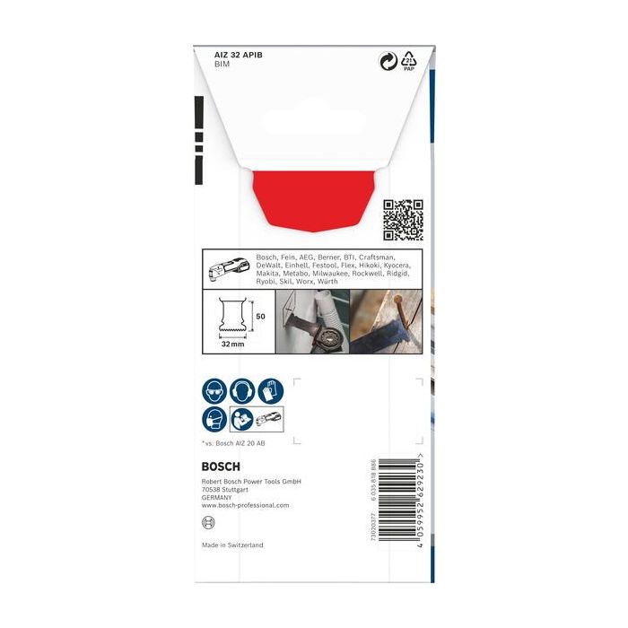 Bild von Bosch PRO AIZ 32 APIB Tauchsägeblatt, 32 x 50 mm Bild von Bosch PRO AIZ 32 APIB Tauchsägeblatt, 32 x 50 mm