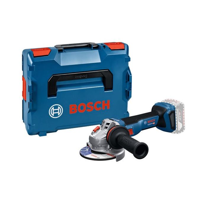 Foto von Bosch Akku-Winkelschleifer GWS 18V-11 S, L-BOXX 136 Foto von Bosch Akku-Winkelschleifer GWS 18V-11 S, L-BOXX 136