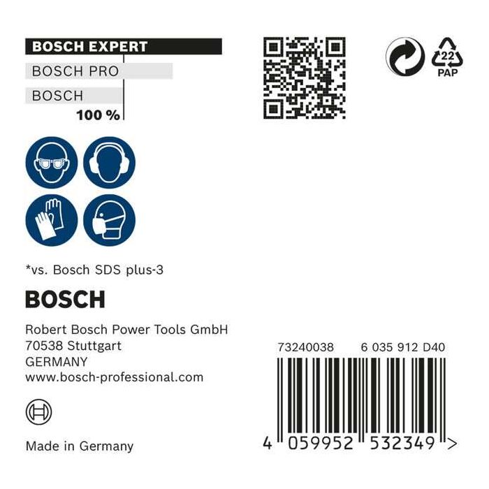 Bild von Bosch EXPERT SDS plus-7X Hammerbohrer-Set, 6x150x215 mm, 10-tlg. Bild von Bosch EXPERT SDS plus-7X Hammerbohrer-Set, 6x150x215 mm, 10-tlg.