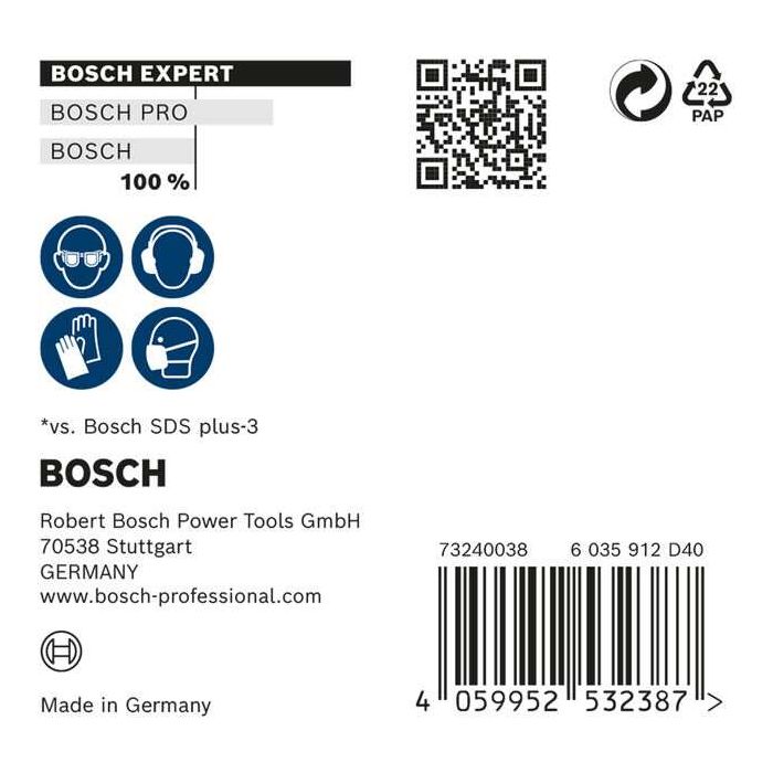 Bild von Bosch EXPERT SDS plus-7X Hammerbohrer-Set, 6.5x200x265 mm, 10-tlg. Bild von Bosch EXPERT SDS plus-7X Hammerbohrer-Set, 6.5x200x265 mm, 10-tlg.