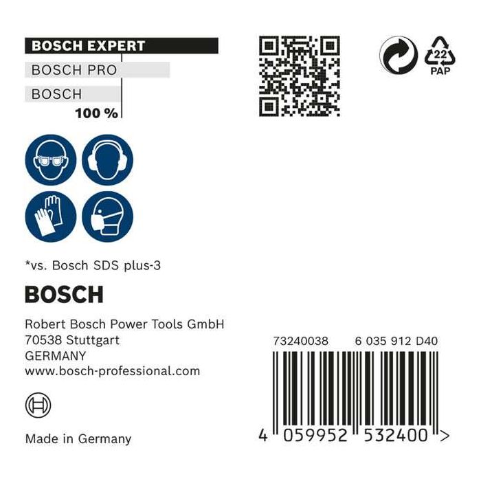 Foto von Bosch EXPERT SDS plus-7X Hammerbohrer-Set, 8x100x165 mm, 10-tlg. Foto von Bosch EXPERT SDS plus-7X Hammerbohrer-Set, 8x100x165 mm, 10-tlg.