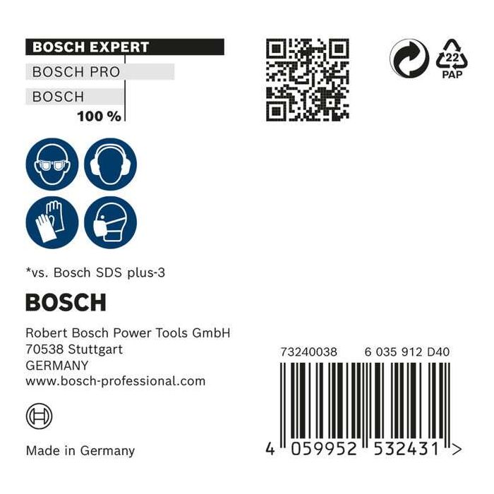 Bild von Bosch EXPERT SDS plus-7X Hammerbohrer-Set, 10x100x165 mm, 10-tlg. Bild von Bosch EXPERT SDS plus-7X Hammerbohrer-Set, 10x100x165 mm, 10-tlg.