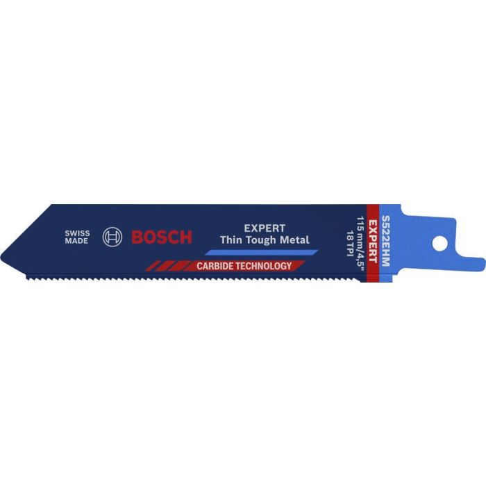 Foto von Bosch EXPERT S522EHM Thin Tough Metal Säbelsägeblatt Foto von Bosch EXPERT S522EHM Thin Tough Metal Säbelsägeblatt