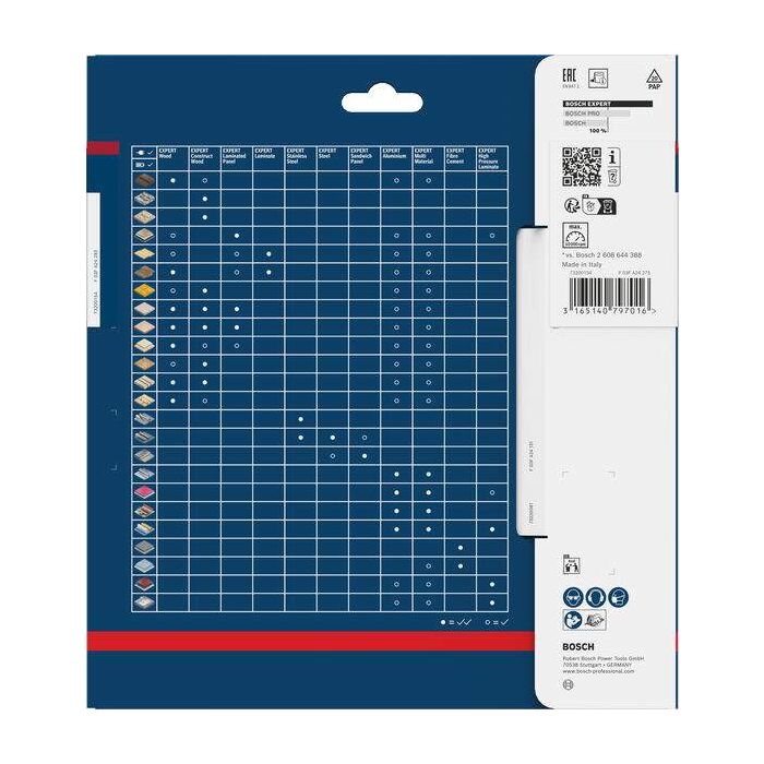 Foto von Bosch EXPERT High Pressure Laminate Kreissägeblatt, 190x2,6/1,6x30 mm, Z56 Foto von Bosch EXPERT High Pressure Laminate Kreissägeblatt, 190x2,6/1,6x30 mm, Z56