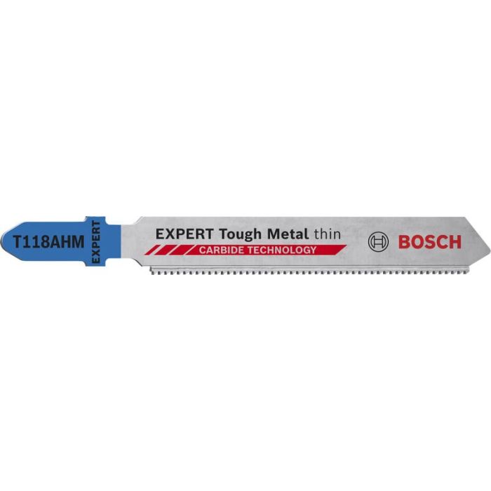 Foto von Bosch EXPERT Tough Metal thin T118AHM Stichsägeblatt, 3-tlg. Foto von Bosch EXPERT Tough Metal thin T118AHM Stichsägeblatt, 3-tlg.