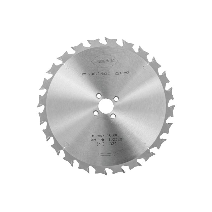 Bild von Lamello Tanga Delta Sägeblatt, HW, Ø200x2.4xØ22 mm, Z24, NL 4 Bild von Lamello Tanga Delta Sägeblatt, HW, Ø200x2.4xØ22 mm, Z24, NL 4