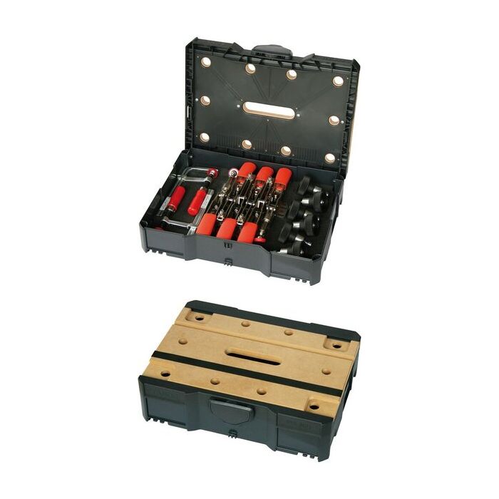 Bild von Bessey Schnellspanner-Systainer Inhalt: 4xWaagerechtspanner, 2xSchubstangenspanner Bild von Bessey Schnellspanner-Systainer Inhalt: 4xWaagerechtspanner, 2xSchubstangenspanner
