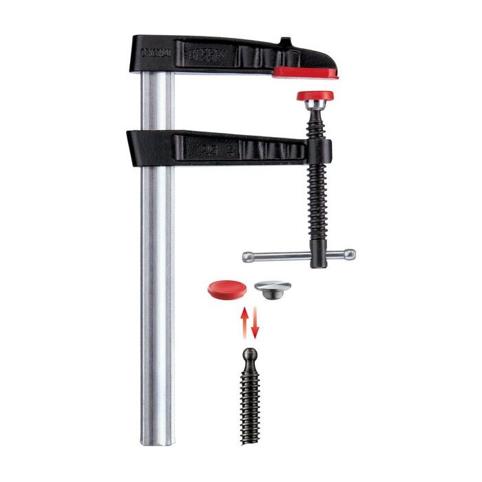 Foto von Bessey Temperguss-Schraubzwinge TG-K 400/175 Foto von Bessey Temperguss-Schraubzwinge TG-K 400/175
