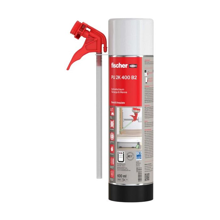 Foto von Fischer Schnellschaum Türzarge & Wanne PU 2K 400 Foto von Fischer Schnellschaum Türzarge & Wanne PU 2K 400