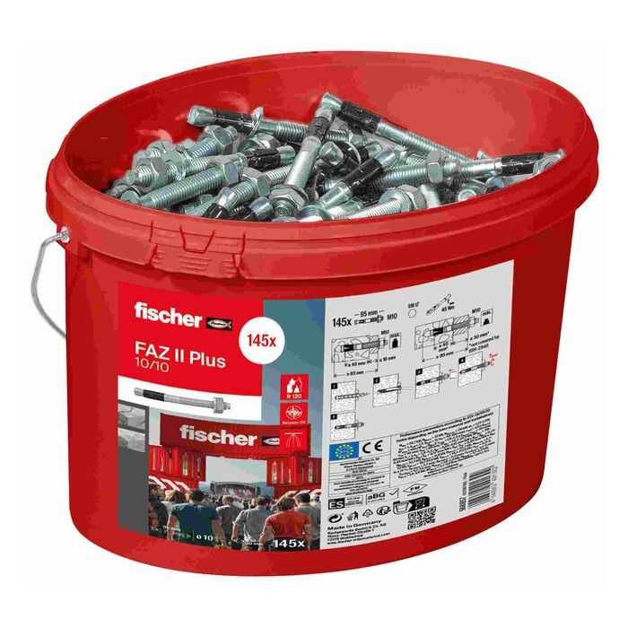 Foto von Fischer Promo25 FAZ II Plus 10/10 Eimer (145) Foto von Fischer Promo25 FAZ II Plus 10/10 Eimer (145)