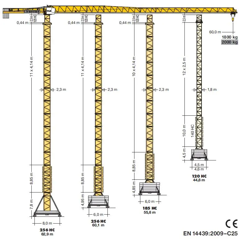 Turmdrehkrane 160 EC-B 6 Litronic Turmdrehkrane 160 EC-B 6 Litronic