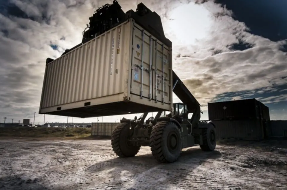 Container-verladen Container-verladen