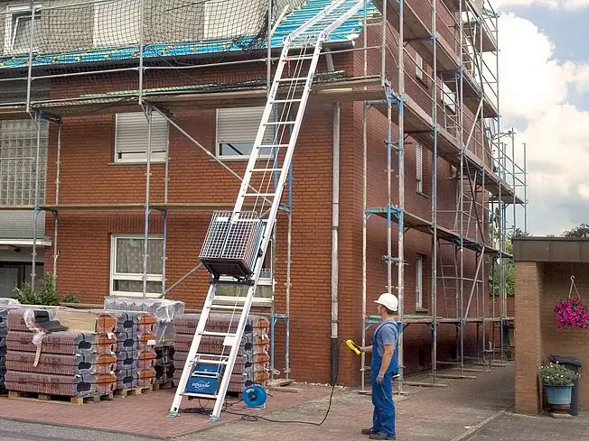 Bauaufzug Schrägaufzug Toplift 250kg Bauaufzug Schrägaufzug Toplift 250kg