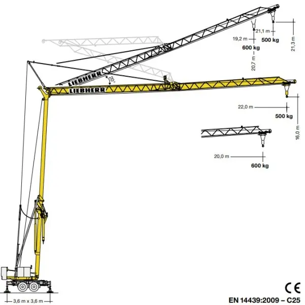 Liebherr Schnelleinsatzkran 13 HM 80km/h Liebherr Schnelleinsatzkran 13 HM 80km/h