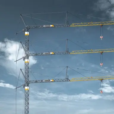 Liebherr Kran Turmdrehkran Liebherr Kran Schnelleinsatzkran