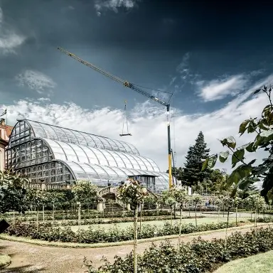 Liebherr Turmdrehkran Schnelleinsatzkran Liebherr Schnelleinsatzkran Mainau
